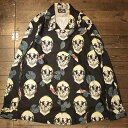 DRESS HIPPY"FACE TWO SKULL L/S SHIRT"BLACKDRESS HIPPYドレスヒッピー正規取扱店(Official Dealer)Cannon Ballキャノンボールあす楽対応送料・代引き手数料無料NO name!DRESS HIPPY/ATDIRTY