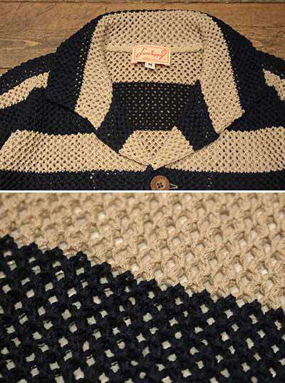 DRESS HIPPY”MEMPHIS BORDER KNIT SHIRT”NAVYドレスヒッピー正規取扱店(Official Dealer)Cannon Ballキャノンボールあす楽対応送料・代引き手数料無料NO name!DRESS HIPPY/ATDIRTY