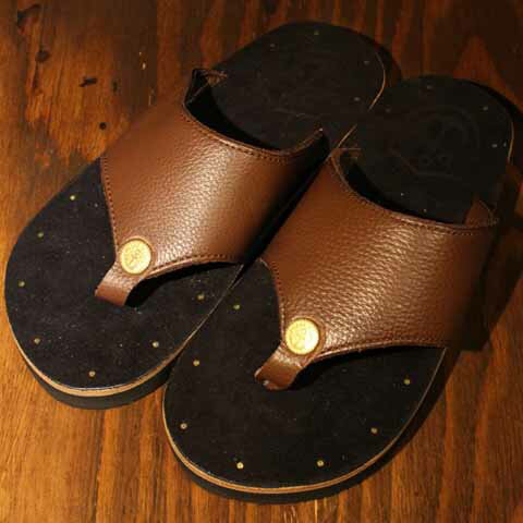 DRESS HIPPYDRESS HIPPY"LEATHER SANDAL"model:ABROWNDRESS HIPPYドレスヒッピー正規取扱店(Official D..