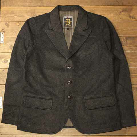DRESS HIPPY"HOPKINS JACKET"HEATHER BLACK(ドレスヒッピー)正規取扱店(Official Dealer)Cannon Ball(キャノンボール)