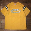 KUSTOMSTYLE SO-CAL(カスタムスタイルソーキャル)KST2223FOOT COLLEGE LOGO FOOTBALL TEE フットボールTシャツ MUSTRAD【KUSTOMSTYLE SO-CAL正規取扱店】Cannon Ball(キャノンボール)