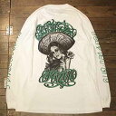KUSTOMSTYLE SO-CAL(カスタムスタイルソーキャル) SUR CALIFAS II LONG SLEEVE T-SHIRTS長袖TシャツWHITE【KUSTOMSTYLE SO-CAL正規取扱店】Cannon Ball(キャノンボール)