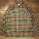 KUSTOMSTYLE SO-CAL(カスタムスタイルソーキャル)KSLS2402BK "LA PALMA" LONG SLEVE CHECK FLANNEL SHIRTS -GREN/BROWNCannon Ball(キャノンボール)