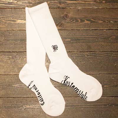 KUSTOMSTYLE SO-CALKSSOX-022ALLWH -K DIA- HIGH SOCKS ALL WHITE【KUSTOMSTYLE SO-CAL】(カスタムスタイルソーキャル)正規取扱店(Official Dealer)Cannon Ball(キャノンボール)【あす楽対応/靴下/ソックス】 KUSTOMSTYLE SO-CALKSSOX-022ALLWH -K DIA- HIGH SOCKS ALL WHITE【KUSTOMSTYLE SO-CAL】(カスタムスタイルソーキャル)正規取扱店(Official Dealer)Cannon Ball(キャノンボール)【あす楽対応/靴下/ソックス】