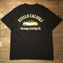 KUSTOMSTYLE SO-CAL(カスタムスタイルソーキャル)KST1414BK ESTILO CALIFAS BLACK Tシャツ【KUSTOMSTYLE SO-CAL正規取扱店】Cannon Ball(キャノンボール)