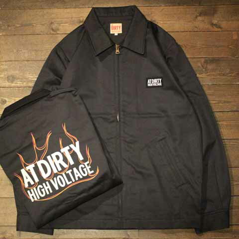 AT-DIRTY"HIGH VOLTAGE JACKET"W.BLACK【AT-DIRTY】(アットダーティー)正規取扱店(Official Dealer)Cannon Ball(キャノンボール)【あす楽対応/送料無料】