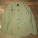 AT-DIRTYATD SCOUT L/S SHIRT”LIGHT GREEN(アットダーティー)正規取扱店(Official Dealer)Cannon Ball(キャノンボール)