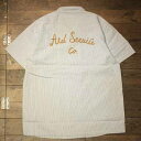 AT-DIRTY ATD SERVICE S/S SHIRT SAX【AT-DIRTY】 アットダーティー 正規取扱店 Official Dealer Cannon Ball キャノンボール 【あす楽対応/半袖シャツ】