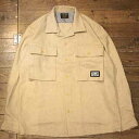 AT-DIRTY“MILDOOR L/S SHIRT”L.BEIGE(アットダーティー)正規取扱店(Official Dealer)Cannon Ball(キャノンボール)