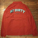 AT-DIRTY ATD-COACH JACKET D.RED【AT-DIRTY】(アットダーティー)正規取扱店(Official Dealer)Cannon Ball(キャノンボール)【あす楽対応/送料無料/コーチジャケット】
