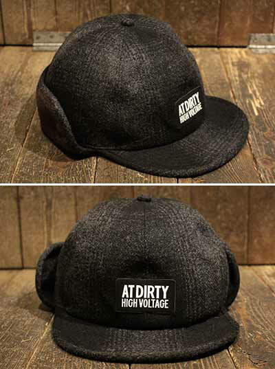 AT-DIRTY“FORESTER EAR WORM CAP”BLACK(アットダーティー)正規取扱店(Official Dealer)Cannon Ball(キャノンボール)