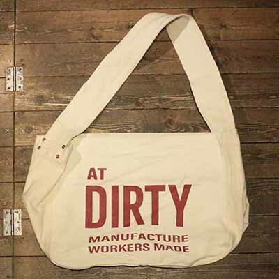 AT-DIRTY"ATD NEWS PAPER BAG"NATURAL(アットダーティー)正規取扱店(Official Dealer)Cannon Ball(キャノンボール)