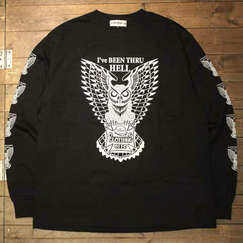 O.G.CLOTHING"O.G.OWL"LS TEE(オージークロージング)正規取扱店(Official Dealer)Cannon Ball(キャノンボール)