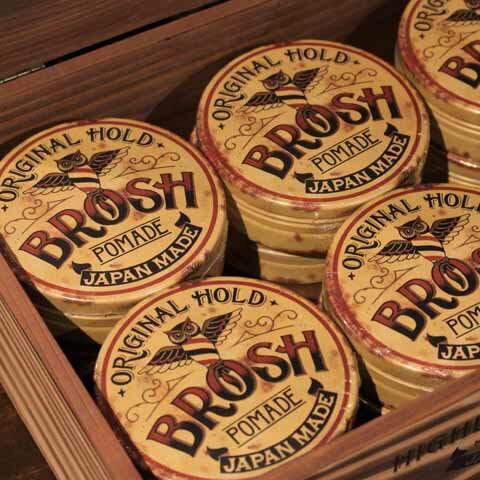 BROSH POMADE115g【BROSH】(ブロッシュ) 正規取扱店(Official Dealer)【ポマード/整髪剤】