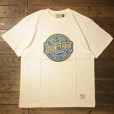SEVENTY FOURT-SHIRT (CIRCLE & BANNER LOGO)WHITE【SEVENTY FOUR】(セブンティーフォー)正規取扱店(Official Dealer)Cannon Ball(キャノンボール)【あす楽対応/長袖Tシャツ】 SEVENTY FOURT-SHIRT (CIRCLE & BANNER LOGO)WHITE【SEVENTY FOUR】(セブンティーフォー)正規取扱店(Official Dealer)Cannon Ball(キャノンボール)【あす楽対応/長袖Tシャツ】