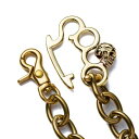 7th-Heaven Art Jewelry SKULL KNUCKLE WALETTE CHAIN BRASS【7th-Heaven Art Jewelry】(セブンスヘブン アート ジュエリー)正規取扱点(Official Dealer)Cannon Ball（キャノンボール）【40cmチェーン付ウォレットチェーン】