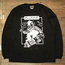 Ruck and Dad"SKATE GENTS"L/S TEEBLACK(ラックアンドダッド)Cannon Ball(キャノンボール)当店オリジナルブランド