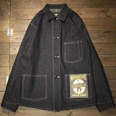 AttractionsWEARMASTERSLot.717 Coverall Jacket Indigo(アトラクションズ)正規取扱店(Official Dealer)Cannon Ball(キャノンボール)