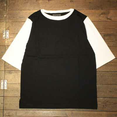 AttractionsWEARMASTERSLot.700 CK 2Tone Tee - Black × White --(アトラクションズ)正規取扱店(Official Dealer)Cannon Ball(キャノンボール)