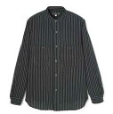 AttractionsWEARMASTERSLot.805 Stripe Band Collar Shirt - Black (AgNVY)K戵X(Official Dealer)Cannon Ball(Lm{[)y/WEARMASTERS/BILTBUCKz