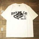 ATTRACTIONS×MASA SCULPBlack Cat TeeWHITE(アトラクションズ)正規取扱店(Official Dealer)Cannon Ball(キャノンボール)【送料無料/WEARMASTERS/BILTBUCK】