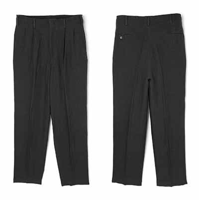 AttractionsWEARMASTERSLot.779 Double Pleats Linen Trousers - Black -(ȥ饯)谷Ź(Official Dealer)Cannon Ball(Υܡ)̵/WEARMASTERS/BILTBUCK