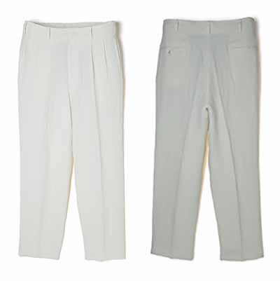 AttractionsWEARMASTERSLot.779 Double Pleats Linen Trousers - White -(ȥ饯)谷Ź(Official Dealer)Cannon Ball(Υܡ)̵/WEARMASTERS/BILTBUCK