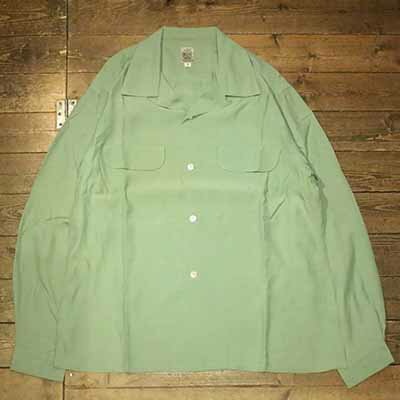 AttractionsWEARMASTERSLot.835 Flap Pocket Rayon L/S Shirt - Mint (AgNVY)K戵X(Official Dealer)Cannon Ball(Lm{[)y/WEARMASTERS/BILTBUCKz