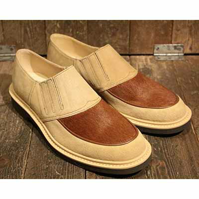 AttractionsWEARMASTERSLot.772 Horsehaier Vamp Slip-On Shoes - Brown -(アトラクションズ)正規取扱店(Official Dealer)Cannon Ball(キャノンボール)【送料無料/WEARMASTERS/BILTBUCK】