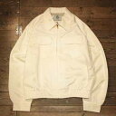 AttractionsWEARMASTERSLot.817 Heavy Rayon Gabardine Blouson - White -(アトラクションズ)正...