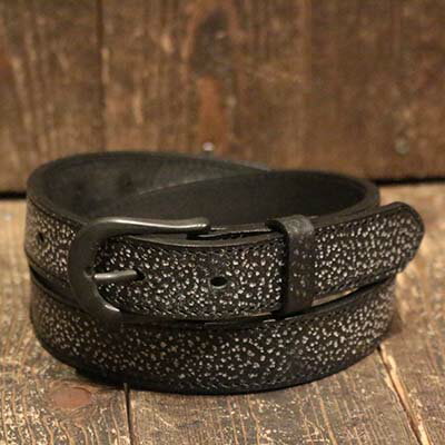 AttractionsBILTBUCKLot.984 Gal Emboss Trousers Belt - Black -(アトラクションズ)正規取扱店(Official Dealer)Cannon Ball(キャノンボール)【WEARMASTERS/BILTBUCK】(4)