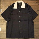 WORTHIES PLAIN BOWLING SHIRTS Black【WORTHIES】(ワージーズ)正規取扱店(Official Dealer)Cannon Ball(キャノンボール)【あす楽対応/送料無料】