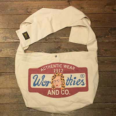 WORTHIESWORTHIES NEWS PAPER BAG(ワージーズ)正規取扱店(Official Dealer)Cannon Ball(キャノンボール)