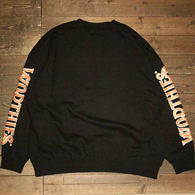WORTHIESBIG EYES L/S SWEAT SHIRTS BLACK【WORTHIES】(ワージーズ)正規取扱店(Official Dealer)Cannon Ball(キャノンボール)