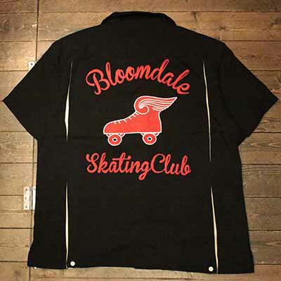 HOUSTON41080BOWLING SHIRT (SKATE)BLACKyHOUSTONz(q[Xg)K戵X(Official Dealer)Cannon Ball(Lm{[)yyΉ/z