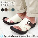 【楽天スーパーSALE★20%OFF】 リゲッタ カヌー メンズ サンダル CJFD5367 アシンメトリー クロスベルト フィールドシューズ | コンフォート...