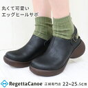リゲッタ カヌー シューズ 靴 レディース CJES6141 サボ バックベルト エッグヒール | コンフォート 5cmヒール 春 秋 おしゃれ かわいい 歩き...