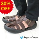 【Fashion THE SALE★30%OFF】リゲッタ カヌー メンズ サンダル CJMB2510 グルカサンダル グラディエーター バックベルト | コン...