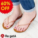 【Fashion THE SALE★60%OFF】リゲッタ サンダル レディース ぺたんこ RLW1105 トング フラットソール | ビーチサンダル ビーサン...
