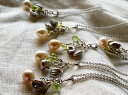 【6月&8月誕生石】ネガティブをはね返すペリドット&淡水パール(真珠)ネックレス ハンドメイド handmade necklace ジュエリー 贈り物 一点物 プレゼント 無料ラッピング パワーストーン 真珠(4)