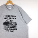 傫TCY YUS-2XLTCY GILDAN N[lbNvgTVc HIGHER THE TRUCK ۃO[ ͖128cm M_ gbN  AJÒ USED BIGTCY t-2465nyÁz