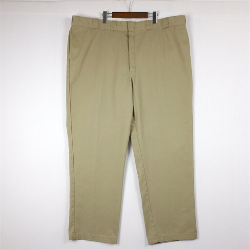 特大 超大きいサイズ メンズW48 ディッキーズ 874ワークパンツ カーキベージュ Original Fit ウエスト実寸約122cm 股下79.5cm Dickies アメリカ古着 USED BIG あす楽対応 pt-1327【中古】 特大 超大きいサイズ メンズW48 ディッキーズ 874ワークパンツ カーキベージュ Original Fit ウエスト実寸約122cm 股下79.5cm Dickies アメリカ古着 USED BIG あす楽対応 pt-1327【中古】