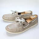 スペリートップサイダー SPERRY TOP SIDER デッキシューズ メンズ USサイズ：13M/31cm レザーシューズ スリッポン 革靴 本革 カジュアル ボートシューズ オールド グレージュ f-3320 USA アメ…