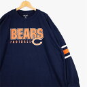  傫TCY YUS-4XL BIGTCY NFL TEAM APPAREL N[lbN vgTVc C Chicago Bears lCr[ ͖156cm AJtbg{[ OX[u T AJÒ USED t-2543nyÁz