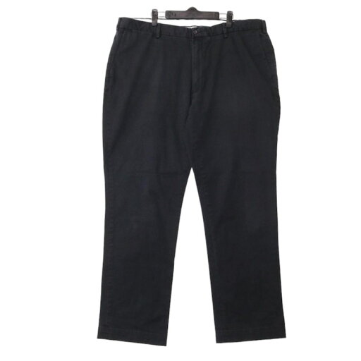 大きいサイズ メンズW42B/L34 ポロラルフローレン STRETCH CLASSIC FIT コットンチノクロスパンツ ノータック ポロチノ チノパン スラックス 実寸ウエスト107cm 股下82cm W42/L32相当 黒 ブラック系 pc-0007 アメカジ 古着 【中古】 大きいサイズ メンズW42B/L34 ポロラルフローレン STRETCH CLASSIC FIT コットンチノクロスパンツ ノータック ポロチノ チノパン スラックス 実寸ウエスト107cm 股下82cm W42/L32相当 黒 ブラック系 pc-0007 アメカジ 古着 【中古】