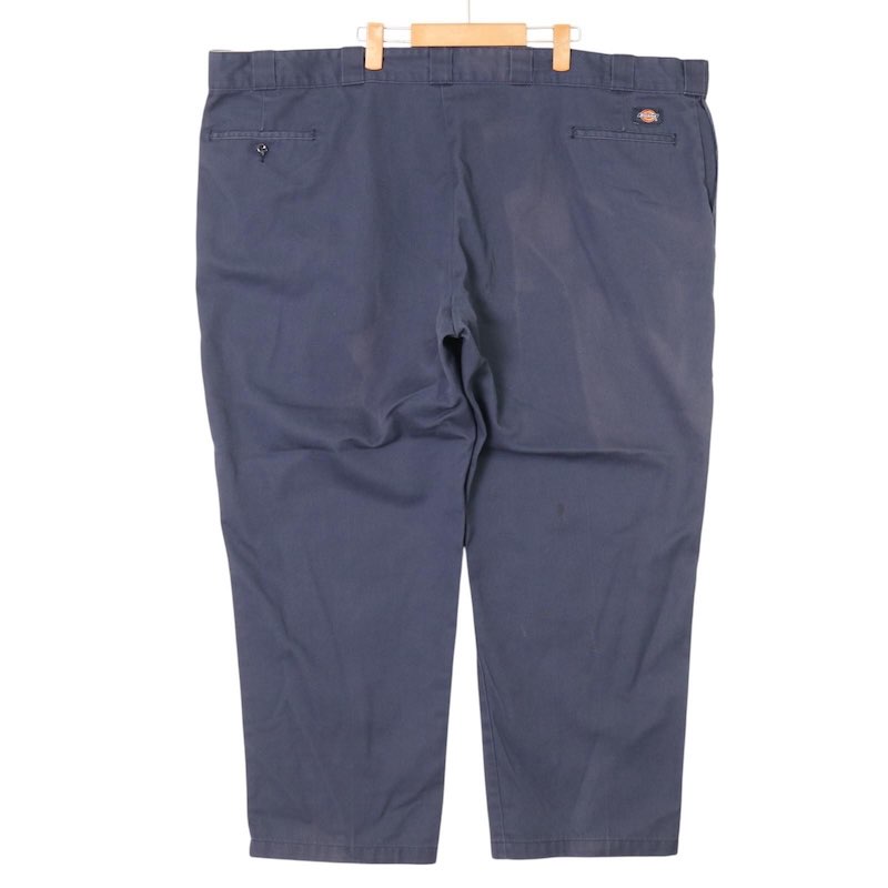 大きいサイズ メンズW51/L28サイズ相当 ディッキーズ Dickies 874 ワークパンツ 実寸ウエスト125cm 股下：72cm ネイビー系 pc-0535 アメカジ ビンテージ オールド 古着 【中古】