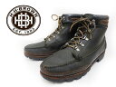 【H・H・BROWN】ツートンカラー モカシンブーツ ハンドクラフト【サイズ メンズ:US10M/28cm】【カラー:ブラック×ダークブラウン系】【アメリカ古着 USA買い付け】f-2729【中古】【USED】【古着】【あす楽対応】【smtb-m】【151202】
