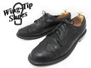【少々訳ありお買い得品!】外羽根ロングウィングチップシューズ【サイズ メンズ:US11D/29cm】【カラー:ブラック系】【アメリカ古着 USA買い付け】f-2885【中古】【USED】【古着】【あす楽対応】【160302】