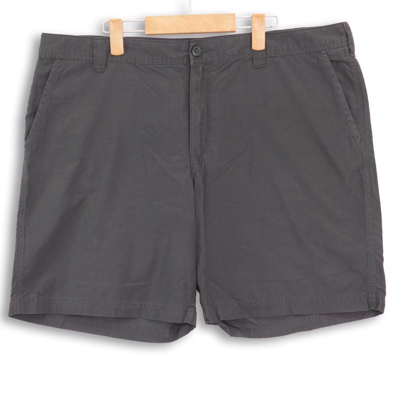 Cotton Pants - 大きいサイズ メンズW40 コロンビア アウトドアショートパンツ グレー系 ウエスト実寸約104cm Columbia ショーツ ハーフパンツ アメリカ古着 USED hpc-0162【中古】