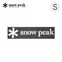 スノーピーク ロゴステッカー アスタリスク S snow peak NV-006 シール ワンポイント アクセサリー キャンプ アウトドア ギフト 【正規品】